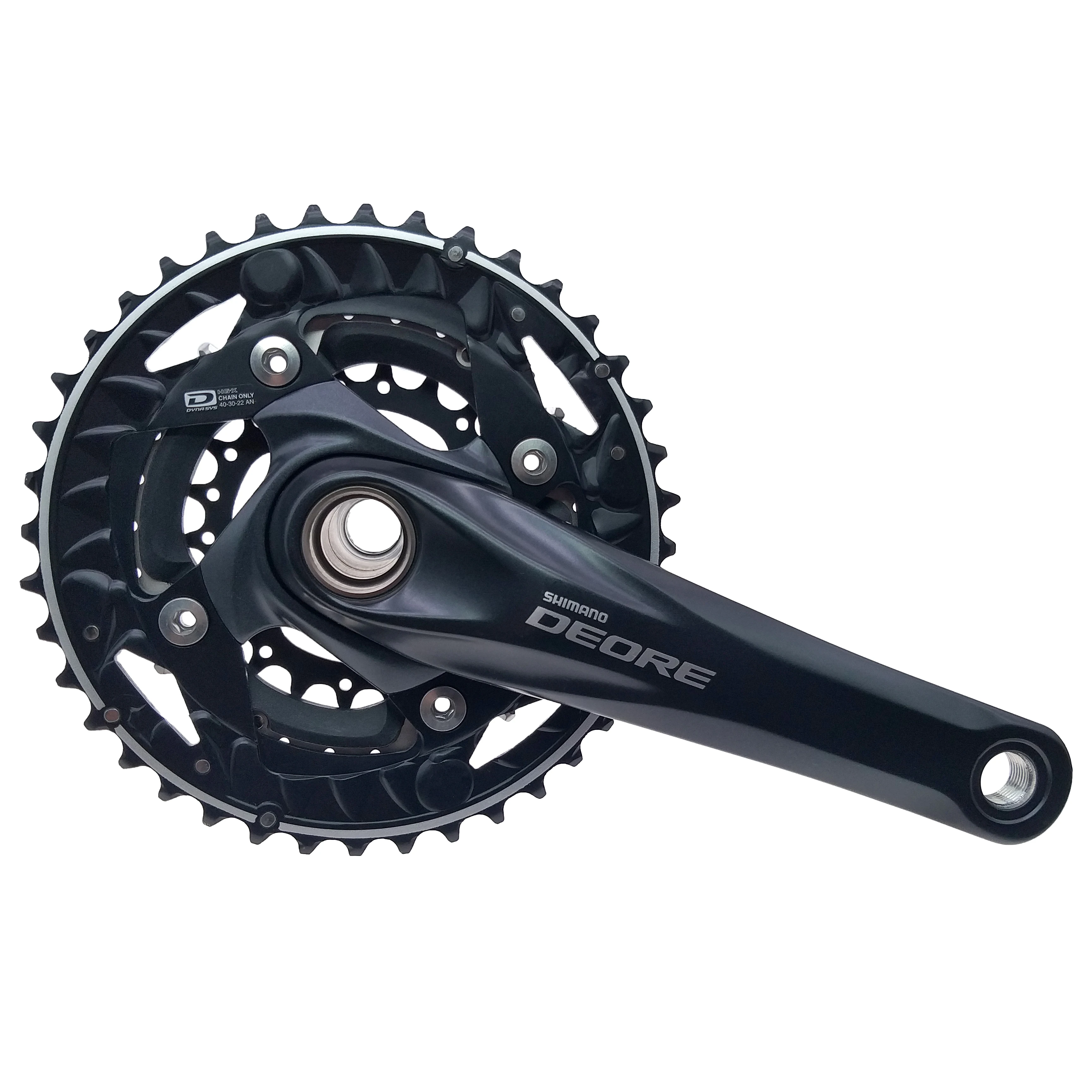SHIMANO DEORE FC M612 диаметра окружности болтов (170 мм рукоятки 22T 30T 40T передняя Звездочка с BB52 каретка 10/30 Скорость MTB