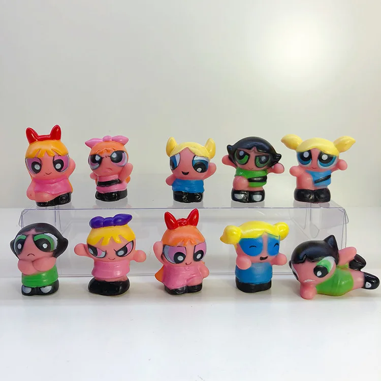 10 шт./партия The Powerpuff Фигурки для девочек игрушки для детей