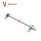 Бесплатная доставка, свинцовый винт T8 500 мм, 8 мм, латунная Медная гайка, кронштейн подшипника KP08, гибкая муфта для 3D-принтера и ЧПУ