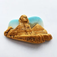 qiqipp fashion crafts refrigerator stickers egypt sphinx pyramid tourist souvenirs magnetic stickers
