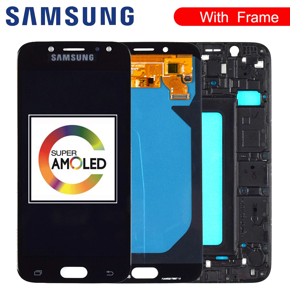 5,5 ''AMOLED дисплей для SAMSUNG Galaxy J7 Pro J730 lcd для SAMSUNG J7 дисплей сенсорный экран дигитайзер J730F