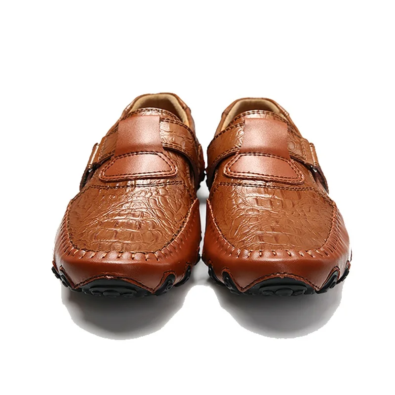 Pndodo Мужская обувь натуральный спилок кожа мужские туфли Повседневное вождения