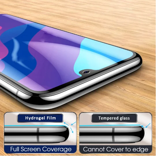 Гидрогелевая пленка 2-в-1 для huawei honor 9C Защитная экрана honor9 C 9 c9 hono honar с объективом