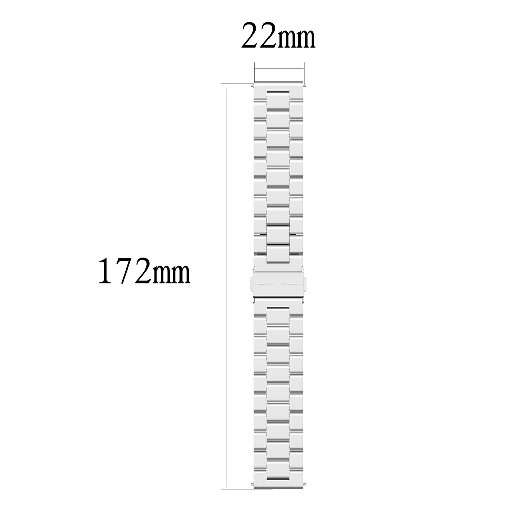 

Skin-friendly Metal Adjustable Watchband Replacement Wrist Strap Belt Smart Watch Accessories for Huawei Honor Magic Watch 2