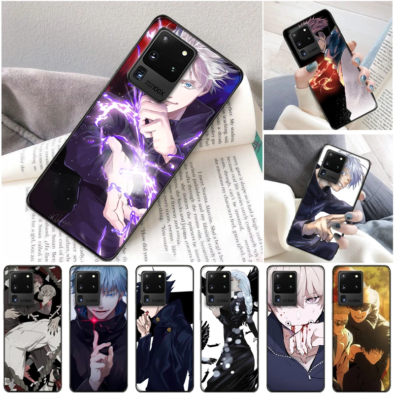 

Jujutsu Kaisen Satoru Gojo Yuji Itadori Fushiguro Megumi Sukuna Phone Case For Samsung Galaxy S20 Plus FE Lite Funda Cases