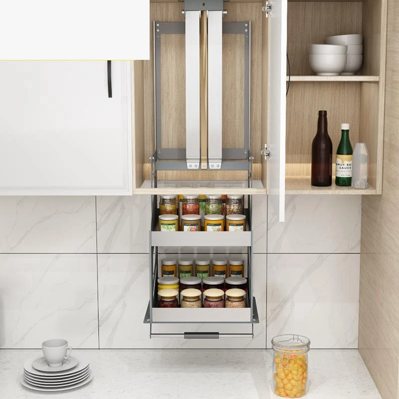 cosina cupboard armario de despensa organizador cucina dish rack hanging organizer cozinha cocina kitchen cabinet storage basket free global shipping