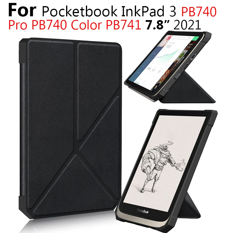 

Складной чехол из ТПУ для PocketBook 740, цветной чехол для PocketBook 3 Pro PB740 / InkPad PB741 7,8 дюйма