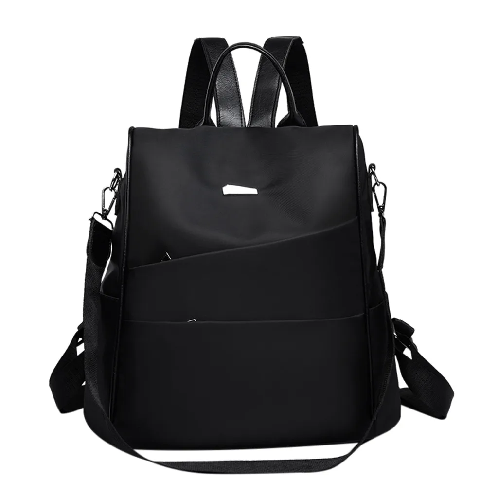 Женский однотонный рюкзак из ткани Оксфорд сумка для путешествий