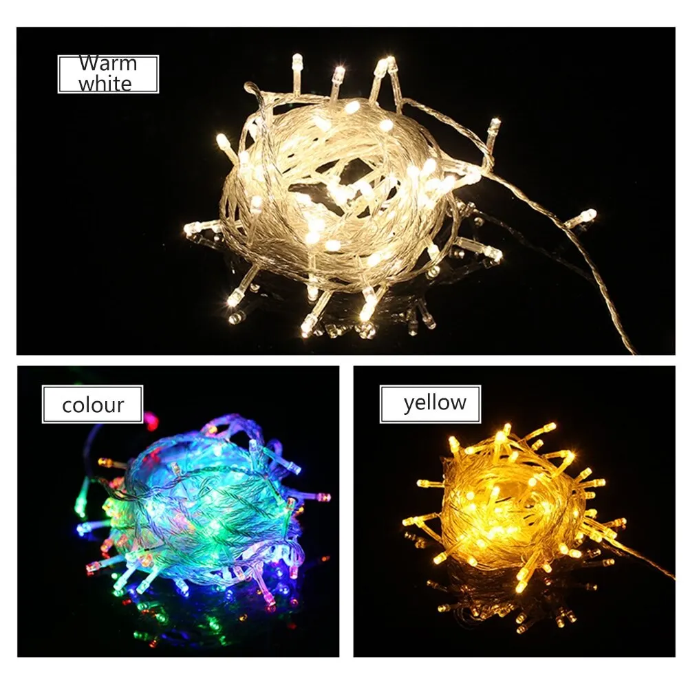 

8 Modes Christmas Lights Led Strg Lights 10M 20M Luces Decoracion Fairy Light Holiday Lights Lightg Tree