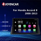 Автомагнитола на Android 10,1, с GPS, bluetooth, для Honda Accord 8 2008-2013, Автомобильное видео, HD, MP5 плеер, aux, FM, Wi-Fi, 10,1 дюйма, 2 din, без DVD