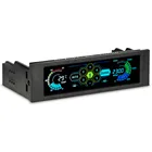 Регулятор температуры для ПК Drive Bay, 5036 дюйма, с ЖК-экраном, для охлаждения ЦП, для настольных компьютеров