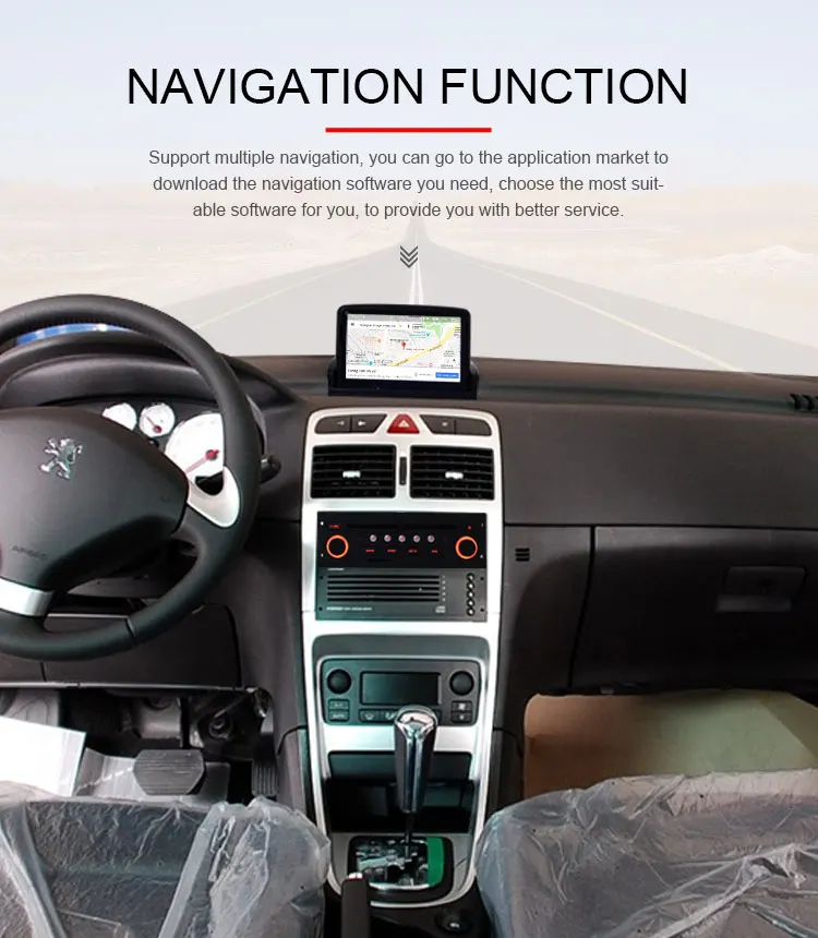 Topsna автомобильный dvd-плеер Android 10 для peugeot 307 2007-2011 gps навигация Мультимедийная лента рекордер 1 din автомагнитола стерео wifi