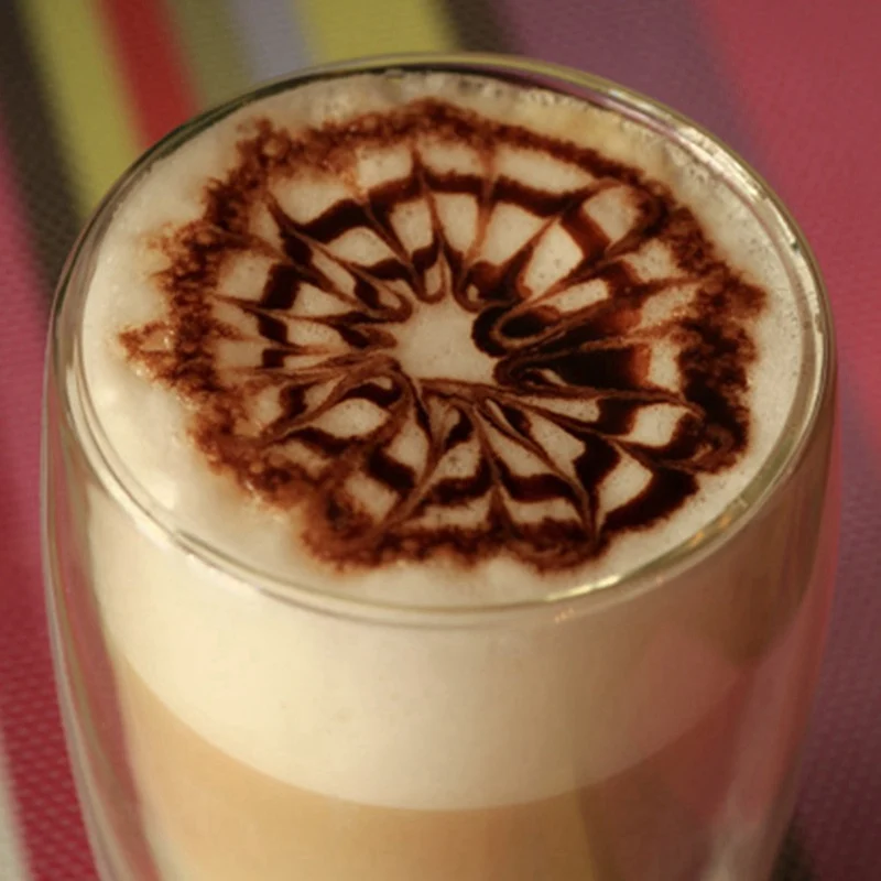 

1PC Double Wall Glass Coffee/Tea Cups Heat Resistant Double Coffee Mugs With The Handle Mugs Drinking Shot Glasses