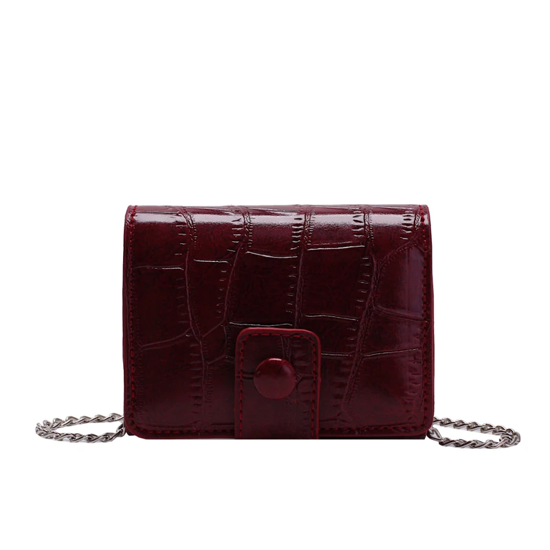 

High-level Air-sensing Mini Bag Women's New 100-chain Bag Fashion Sloping Bag