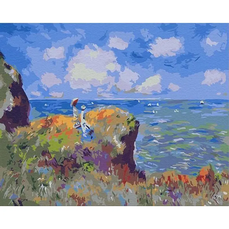 

GATYZTORY Sceney DIY Oil Painting Paint by Number Kit Painting for Adults Kids Arts Craft for Home Wall Decor 50x65cm