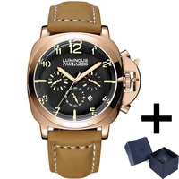 2022 mens watches multifunction military sport waterproof automatic mechanical watches advanced genuine leather strap aaa clocks