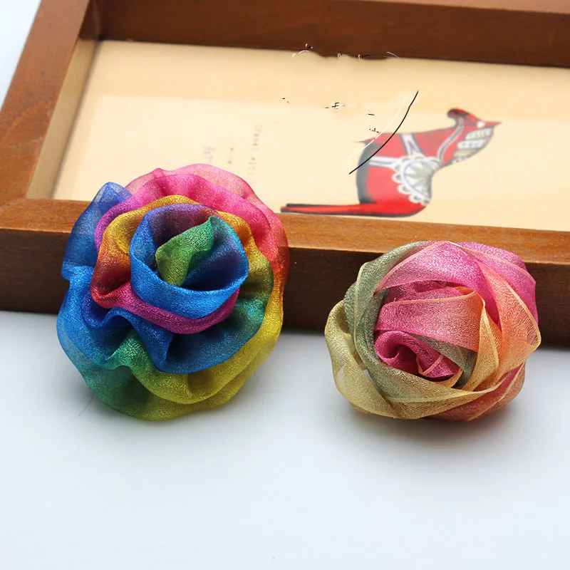 20 ярдов 5 см градиентный цвет DIY прозрачный сон нить в виде волны лента Свадебная