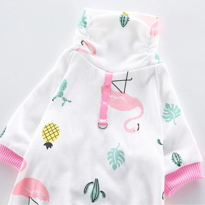 Cute Cat Clothes Pajamas Soft Vest T Shirt for Small Dogs Pet Clothes Clothing Cat Vest Jumpsuit Spring Autumn Outfit 35