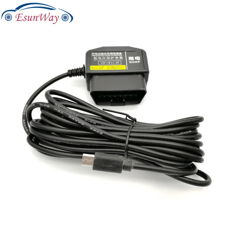 Новый OBD2 к USB Micro или мини разъем OBD 2 16pin OBDII автомобильное зарядное устройство