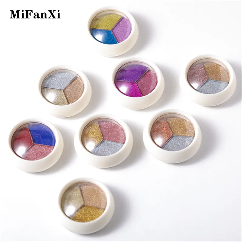 

Nail Art Solid Aurora Mirror Sparkling Powder Chrome Three Color Transparent Glitter Laser DIY Decoration Manicure Tools