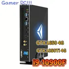 Мини игровой ПК 10-го поколения i9, Intel Core I9-10900F Nvidia GTX 16501050Ti, настольный компьютер 4G, 2 * DDR4 NVMe Windows 10 Pro WiFi