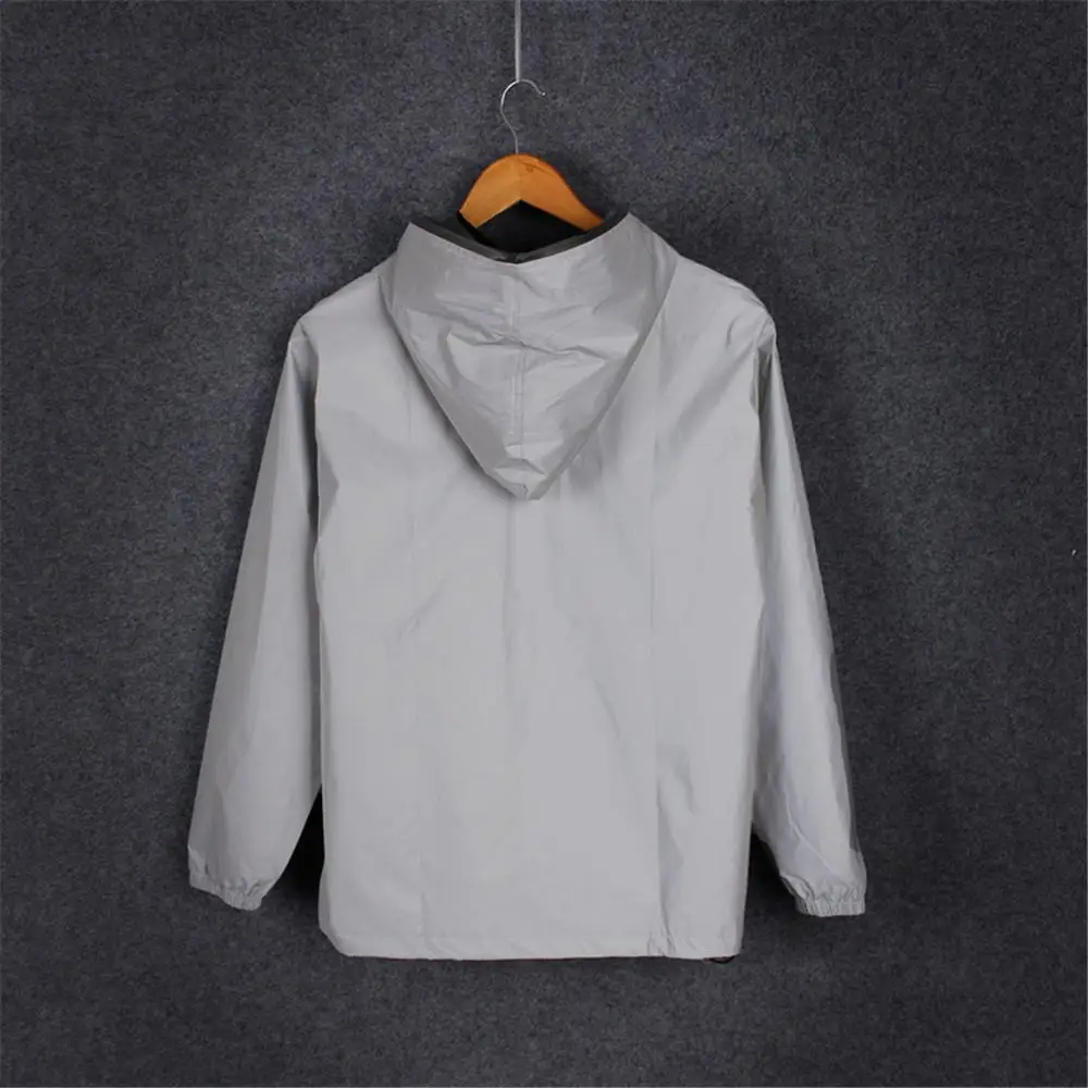 Мужская Светоотражающая куртка 5XL 4XL модная Водонепроницаемая ветровка в стиле