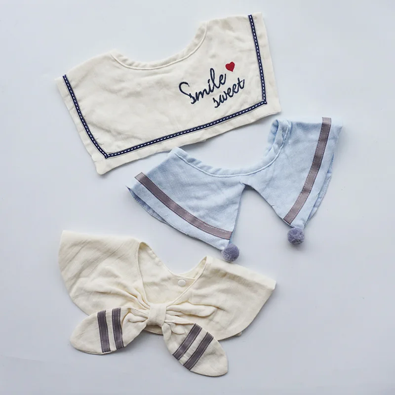 Нагрудник детский для новорожденных мягкая хлопковая бандана градусов 3