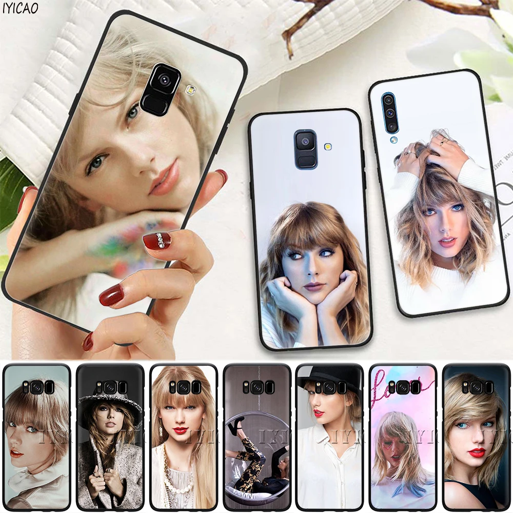 IYICAO Pop Taylor мягкий чехол для телефона Samsung Galaxy A9 A8 A7 J6 A6 Plus 2018 A5 A3 2016 2017 силиконовый |
