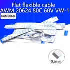Плоский гибкий кабель FFC FPC LCD AWM 20624 80C 60V VW-1 FFC-0.5MM, 10 шт., плоский соединительный кабель 6101216203040Pin