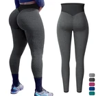 Женские леггинсы для фитнеса с высокой талией, бесшовные Леггинсы пуш-ап для тренажерного зала, женские Сексуальные облегающие леггинсы с пузырьками для занятий спортом и тренировок