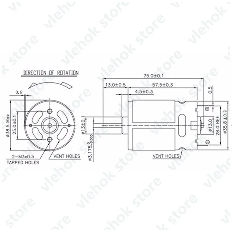 

13 Teeth Motor 18V Replace for BOSCH GSR18-2-LI DDBB180 DDB180 PSB1800LI-2 2609199273 2 609 199 273 Power Tool Accessories tools