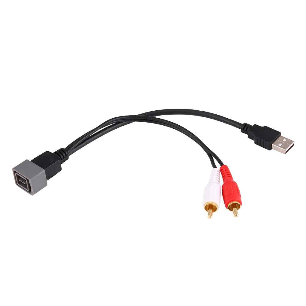 

For Nissan Cube Juke Versa Audio Video USB RCA Adapter Cable