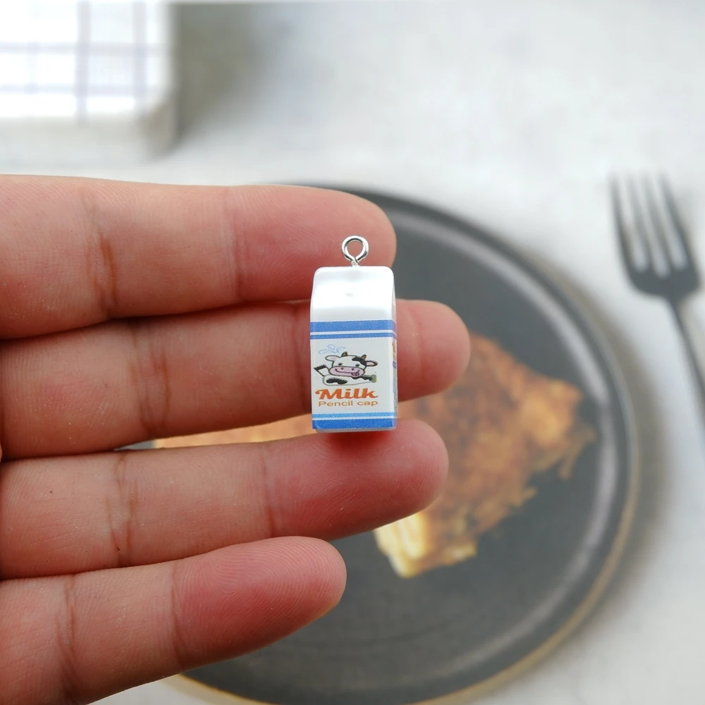 10 шт./лот Подвески в виде молочной бутылки для изготовления ювелирных изделий