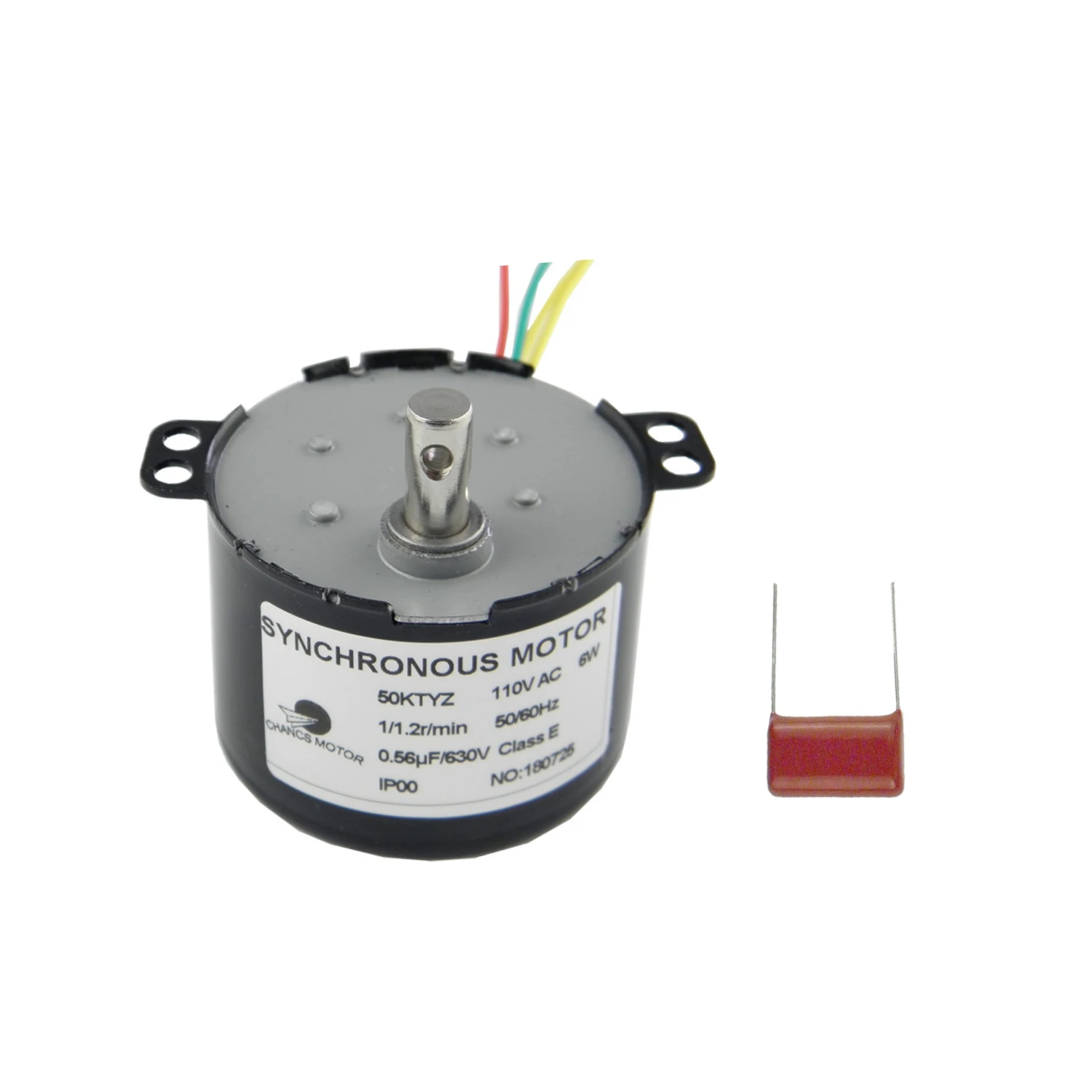 Synchronous Low Speed Motor 50KTYZ AC 110V 1/1.2RPM Small Electric Incubators Motor Turning Motor