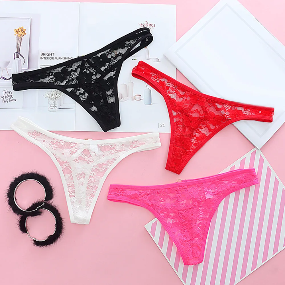 

Women Underwear Lingerie Sexy Cotton Panties for Women String Thongs Solid Seamless G-String Briefs Panties Underwear