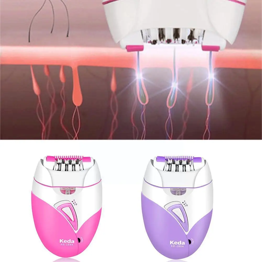 

USB Rechargeable Electric Female Epilator, Men's Shaving And For Legs Trimmer, Epilator Body Epilator Underarms, L5T9