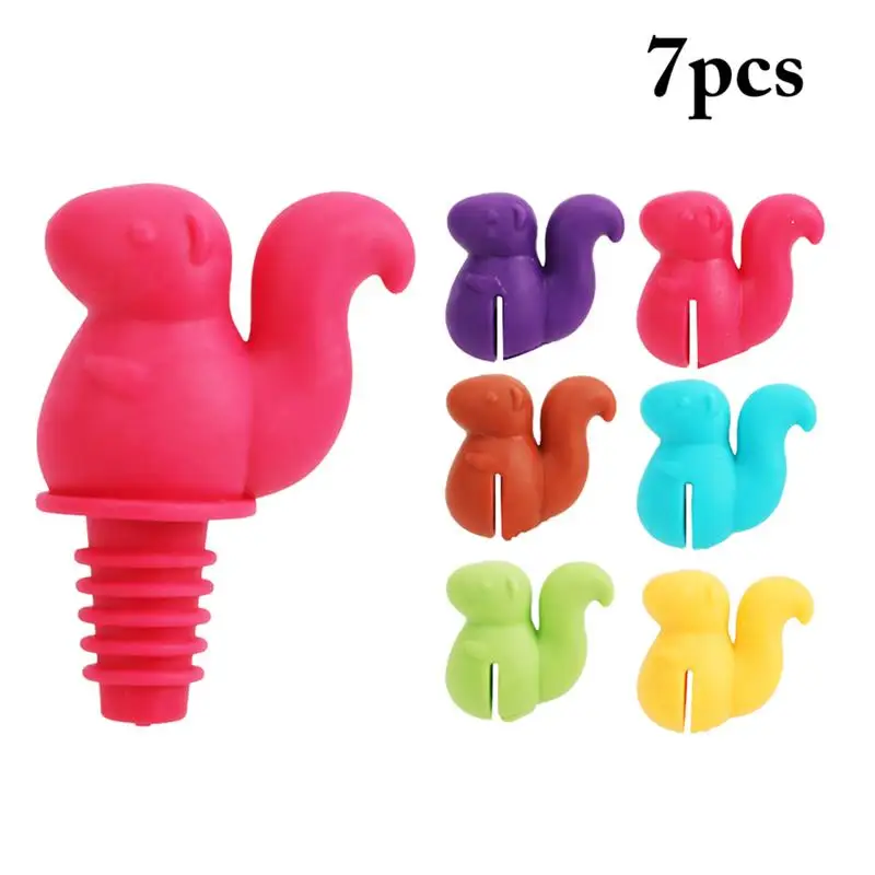 6 шт. силиконовые этикетки маркеры для вина|Наборы бара| |