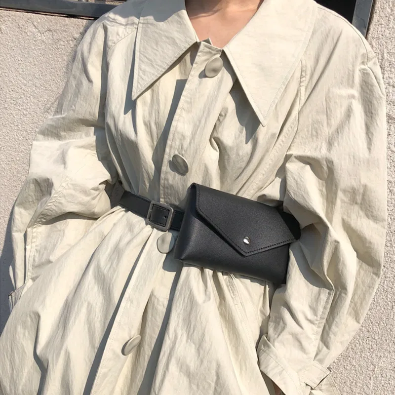 Универсальная Весенняя Модная стильная поясная сумка 2020 трендовая однотонная