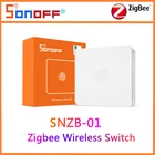 SONOFF Zigbee SNZB-01 Mini Wireless Switch eWeLink, дистанционное управление через приложение, переключатель для умного дома, работает с ZBBridge IFTTT