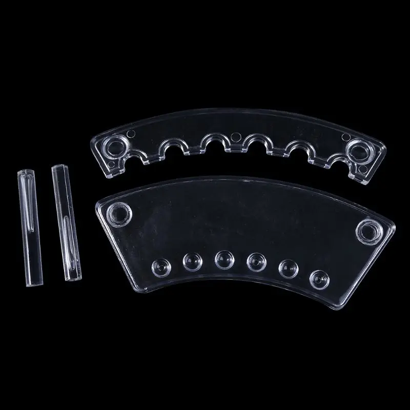 

2021 New Plastic 6 Slot Pen Jewelry Display Holder Stand Display Rack High Quality