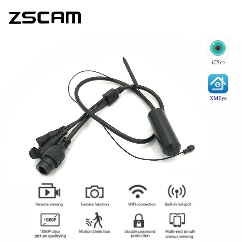 XMEye 1080P/2 Мп Wi-Fi мини-цилиндрическая Домашняя мини IP P2P Onvif камера с датчиком