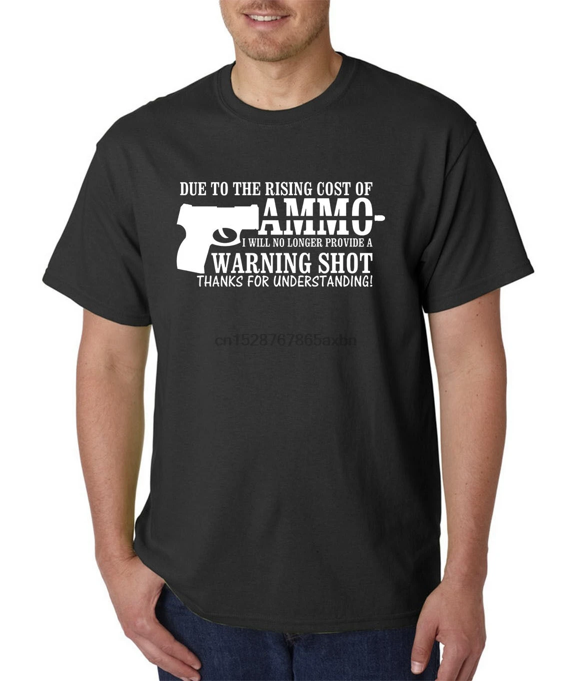 Из за роста стоимости патронов не предупреждающий выстрел Футболка пистолет