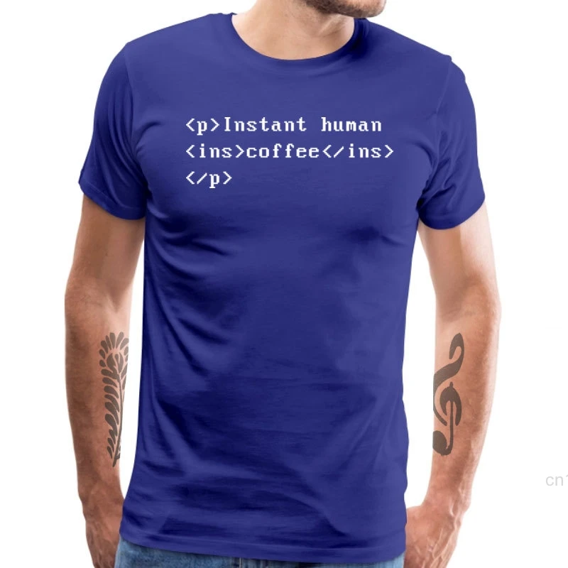 Мужские футболки с надписью Geek Coffee Code Забавные топы из хлопчатобумажной ткани