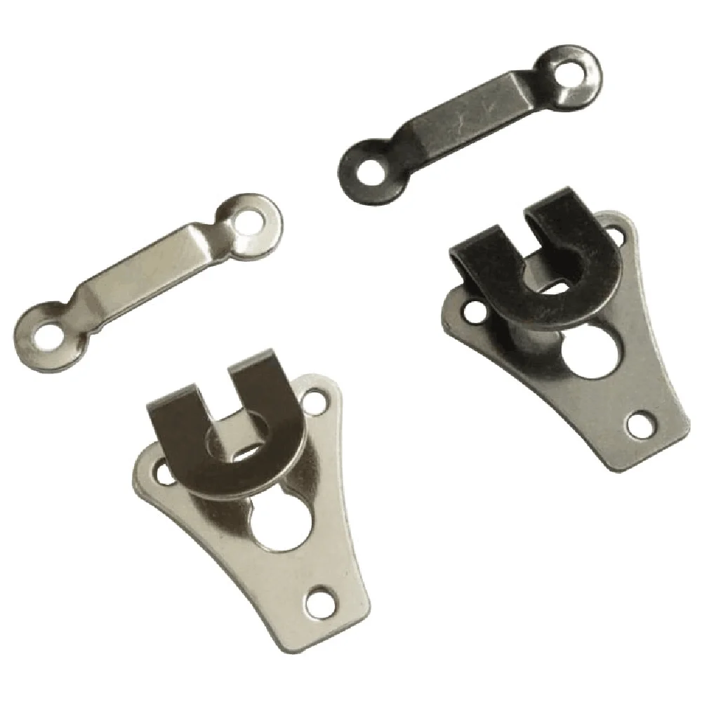 

Wholesale 100sets/lot trousers hooks metal brass skirts hook / eye silver nickle, black nickle free shipping 2015091005