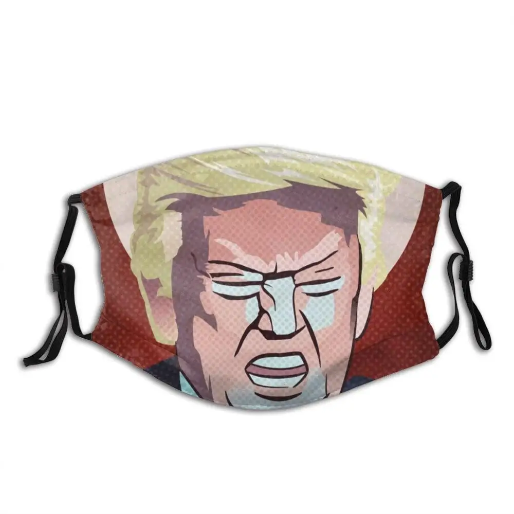 Поп арт Трамп Сделай Сам взрослая детская маска для лица поп КУНСТ Künstler Malerei Maler