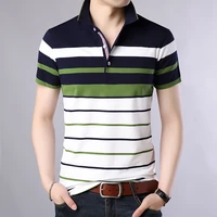 men classic striped polo shirt cotton short sleeve new arrived 2021 summer plus size m xxxxl