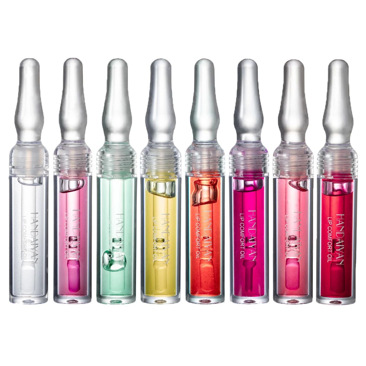 

Lip Care Oil 8PCS Safe Harmless Nourishing Lip Oil 2 Purposes Translucent Lip Gloss Easy To Apply Lip Tint For Repair Dry And Da