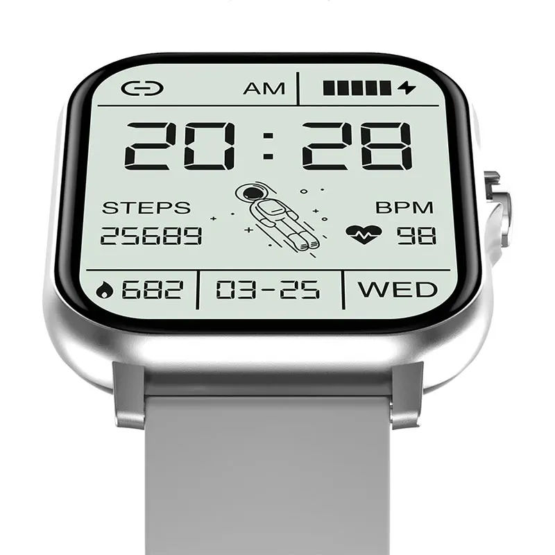 

1.69 Inch Big Screen Smart Watch Men Women 2021 Bluetooth Call Sport Heart Rate Monitor Smartwatch Customize Wallpaper Watches