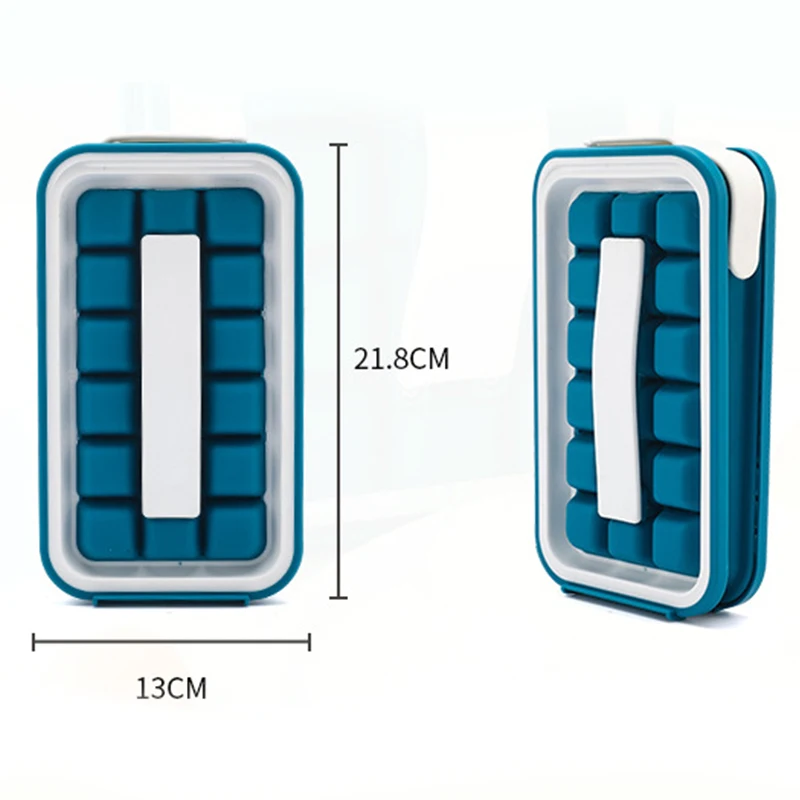 

Ice Tray Molds Curling Bar Maker Bag Folding Water Bottle 32 Cells Ice Cube Mold