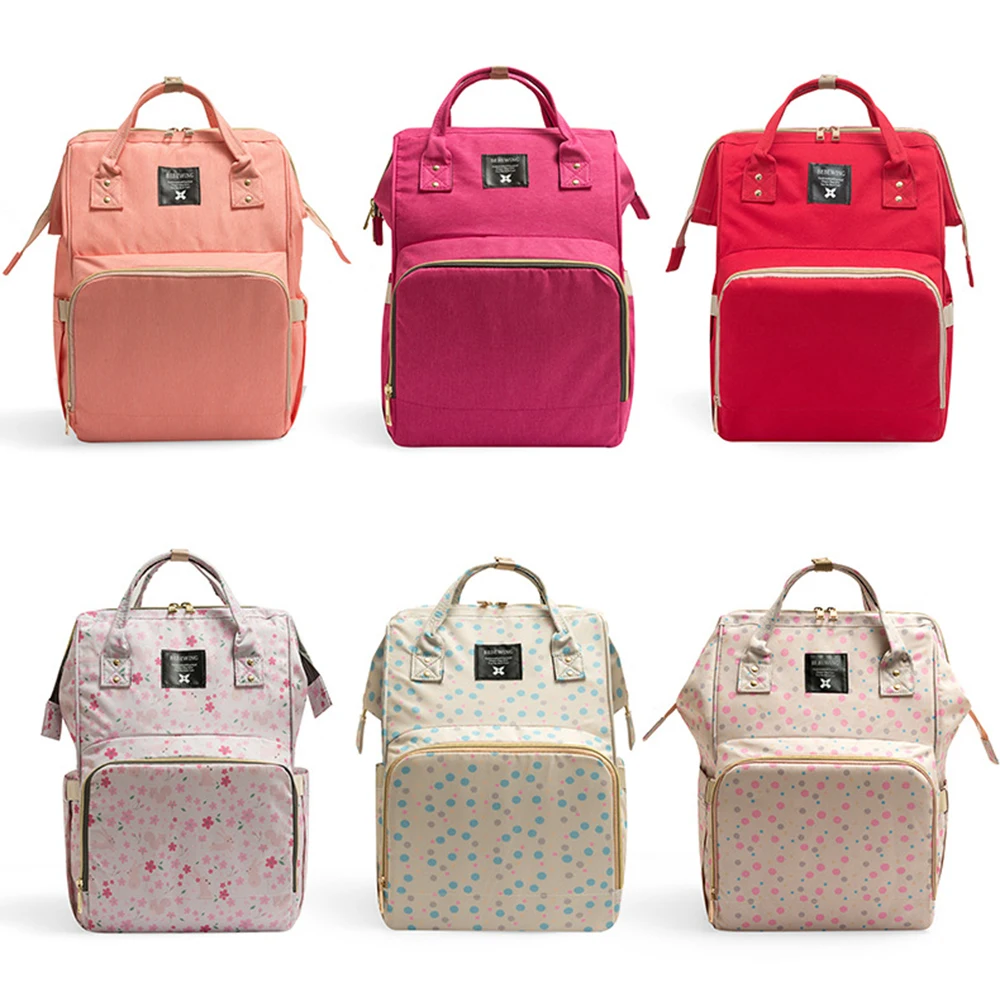 Модный рюкзак для мам подгузников вместительная сумка коляски кормления большой